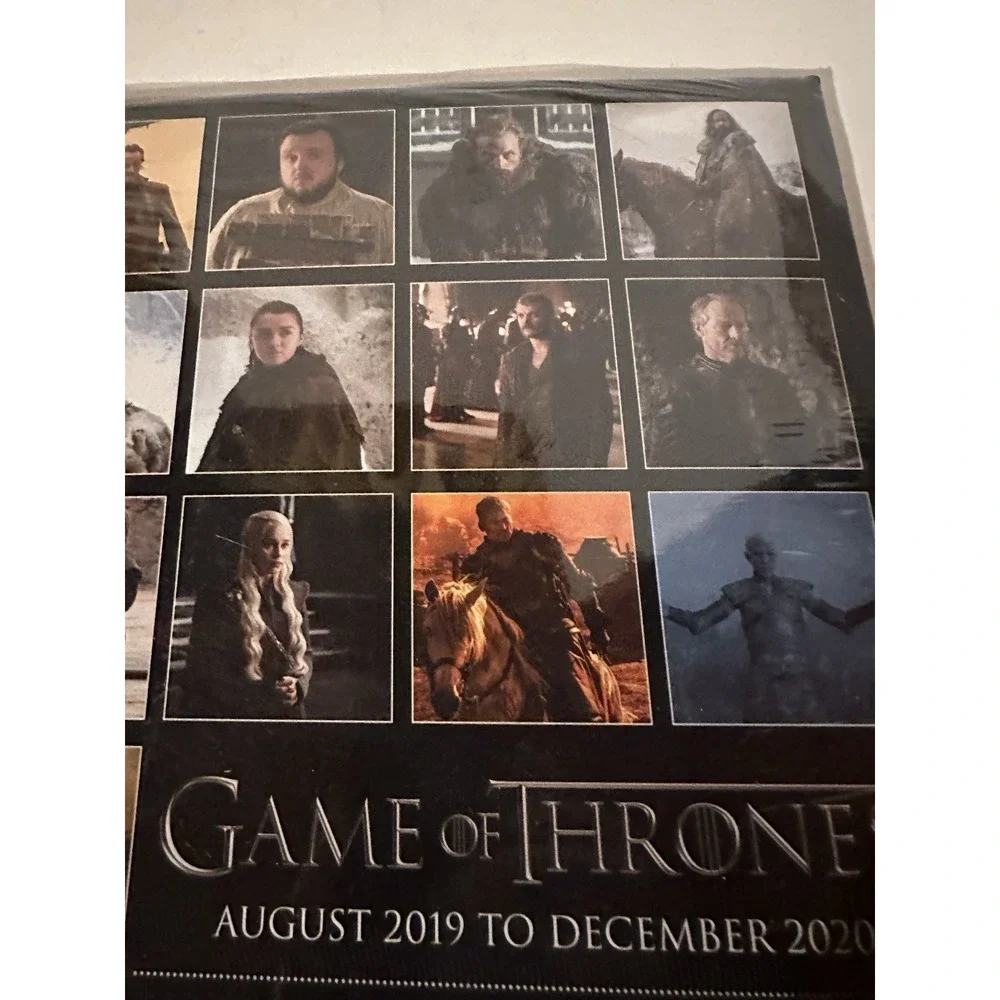 Game of Thrones 2019-2020 17-Month Calendar by HBO New SEALED